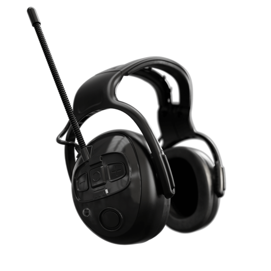 Sordin left/RIGHT FM/MP3 Pro Medium Headband Radio Earmuff Class 5